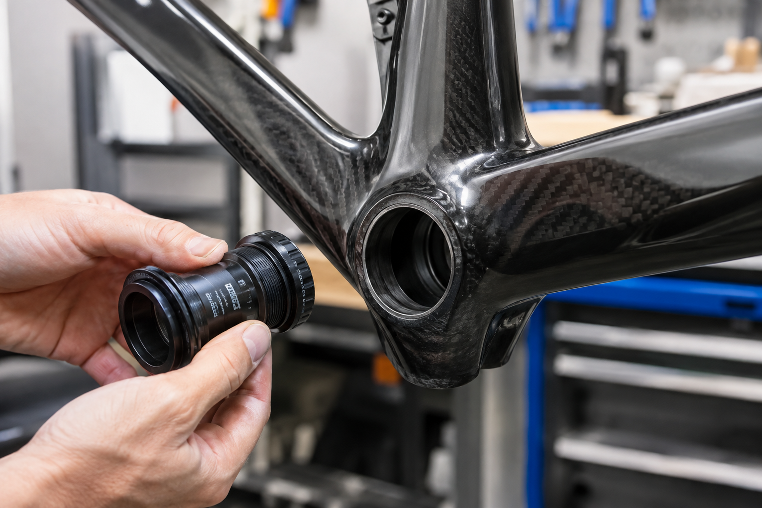 Compatibilité boitier de pédalier cadre carbone vélo route