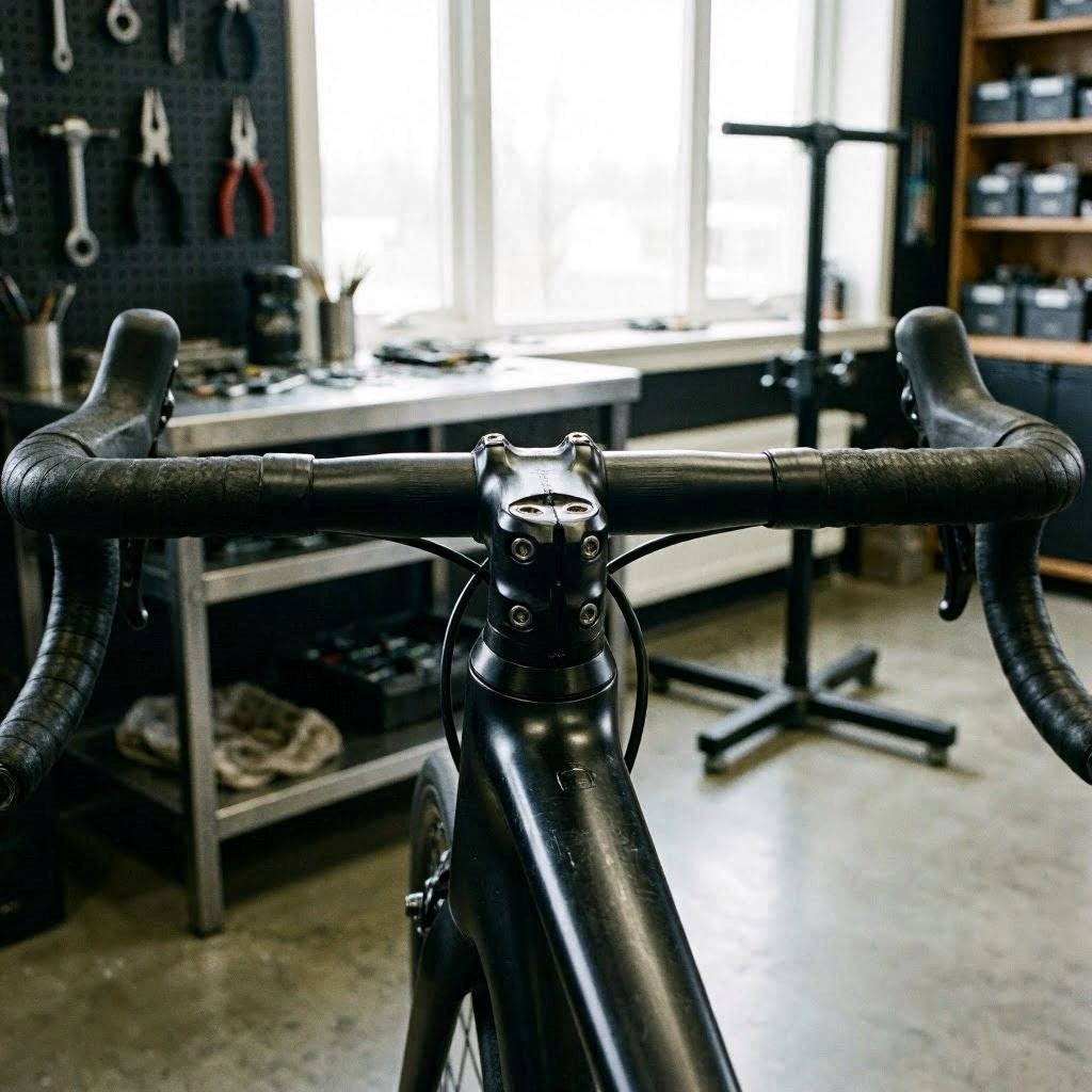 Potence aluminium velo route